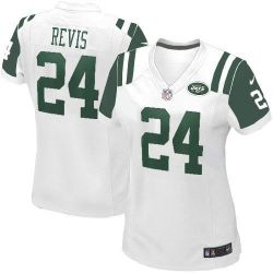 Cheap Darrelle Revis Jets Jersey #24 White From China Limited