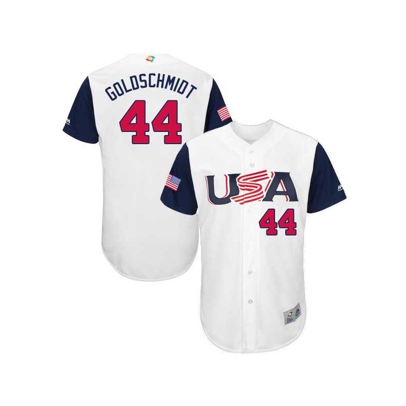 Cheap Paul Goldschmidt USA WBC Jersey From China 2017 World Baseball Classic in Men Women Youth Size