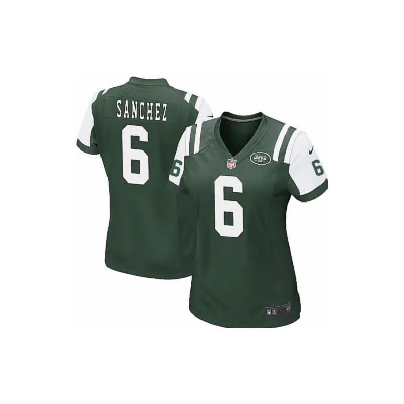 Cheap Mark Sanchez Jets Jersey #6 Green From China Limited