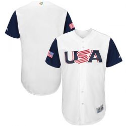 Cheap USA WBC Jersey From China Blank 2017 World Baseball Classic in Men Women Youth Size Can be Customized