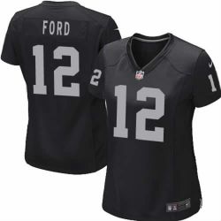 Cheap Jacoby Ford Raiders Jersey #12 Black From China Limited