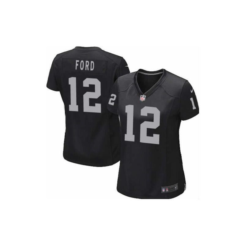 Cheap Jacoby Ford Raiders Jersey #12 Black From China Limited Cheap Jacoby Ford Raiders Jersey #12 Black From China Limited