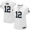 Cheap Jacoby Ford Raiders Jersey #12 White From China Limited