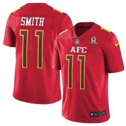 Cheap Alex Smith Chiefs Jersey From China 2017 Pro Bowl AFC in Men Women Youth Size #11