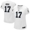 Cheap Denarius Moore Raiders Jersey #17 White From China Limited