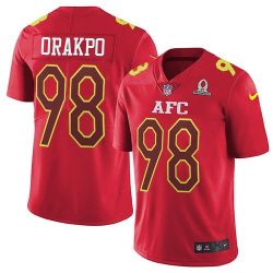 Cheap Brian Orakpo Titans Jersey From China 2017 Pro Bowl AFC in Men Women Youth Size #98