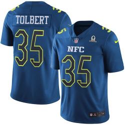 Cheap Mike Tolbert Panthers Jersey From China 2017 Pro Bowl NFC in Men Women Youth Size #35