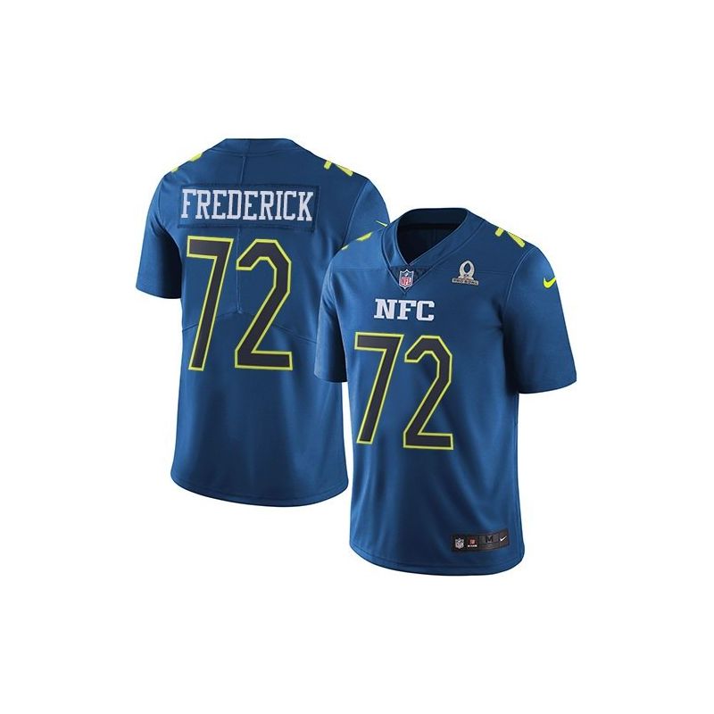 Cheap Travis Frederick Cowboys Jersey From China 2017 Pro Bowl NFC in Men Women Youth Size #72