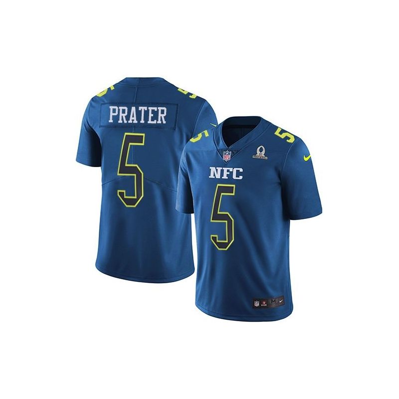 Cheap Matt Prater Lions Jersey From China 2017 Pro Bowl NFC in Men Women Youth Size #5