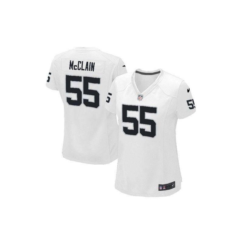 Cheap Rolando McClain Raiders Jersey #55 White From China Limited Cheap Rolando McClain Raiders Jersey #55 White From China Limited