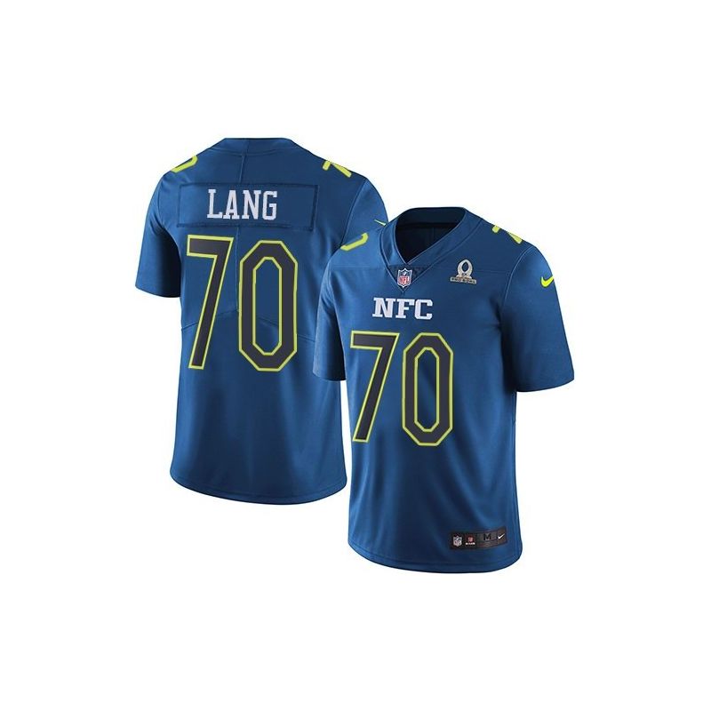 Cheap TJ Lang Packers Jersey From China 2017 Pro Bowl NFC in Men Women Youth Size #70