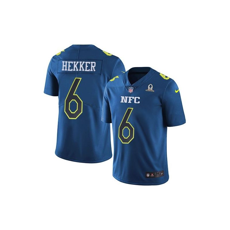 Cheap Johnny Hekker Rams Jersey From China 2017 Pro Bowl NFC in Men Women Youth Size #6