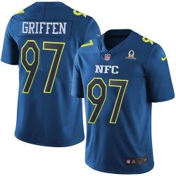 Cheap Everson Griffen Vikings Jersey From China 2017 Pro Bowl NFC in Men Women Youth Size #97