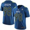 Cheap Linval Joseph Vikings Jersey From China 2017 Pro Bowl NFC in Men Women Youth Size #98