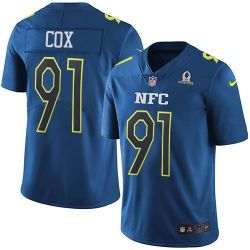 Cheap Fletcher Cox Eagles Jersey From China 2017 Pro Bowl NFC in Men Women Youth Size #91