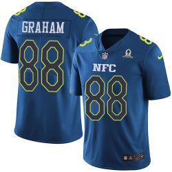 Cheap Jimmy Graham Seahawks Jersey From China 2017 Pro Bowl NFC in Men Women Youth Size #88