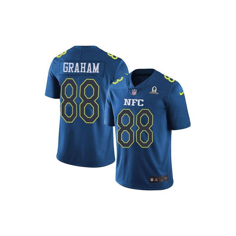 Cheap Jimmy Graham Seahawks Jersey From China 2017 Pro Bowl NFC in Men Women Youth Size #88