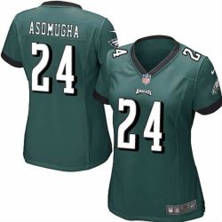 Cheap Nnamdi Asomugha Eagles Jersey #24 Green From China Limited