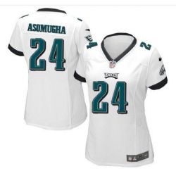 Cheap Nnamdi Asomugha Eagles Jersey #24 White From China Limited