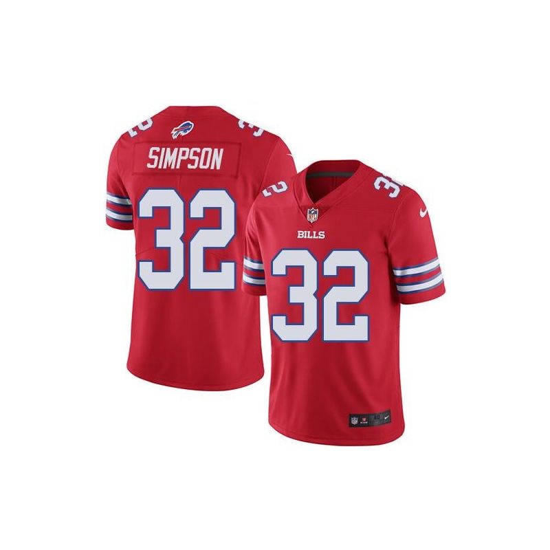 Cheap OJ Simpson Bills Jersey From China Color Rush Legend #32