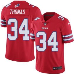 Cheap Thurman Thomas Bills Jersey From China Color Rush Legend #34