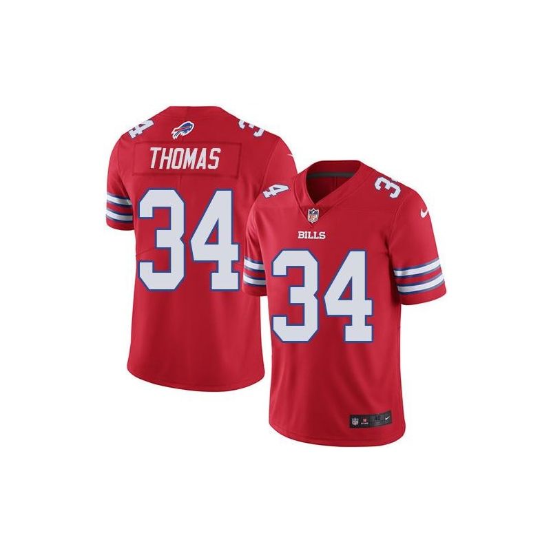 Cheap Thurman Thomas Bills Jersey From China Color Rush Legend #34