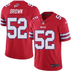 Cheap Preston Brown Bills Jersey From China Color Rush Legend #52