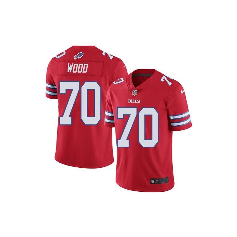 Cheap Eric Wood Bills Jersey From China Color Rush Legend #70