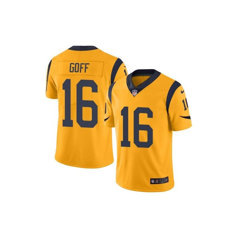 Cheap Jared Goff Rams Jersey From China Color Rush Legend #16