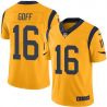 Cheap Jared Goff Rams Jersey From China Color Rush Legend #16