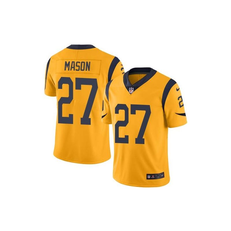 Cheap Tre Mason Rams Jersey From China Color Rush Legend #27