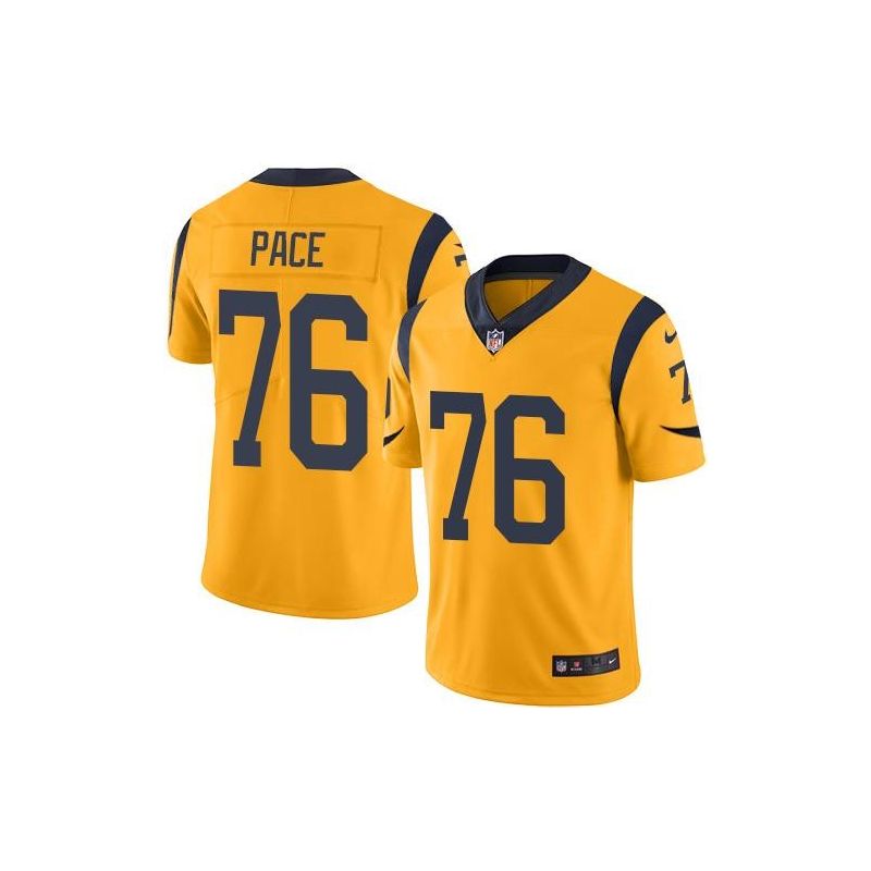 Cheap Orlando Pace Rams Jersey From China Color Rush Legend #76