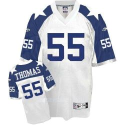 Cheap Zach Thomas Cowboys Jersey #55 White Thanksgiving From China