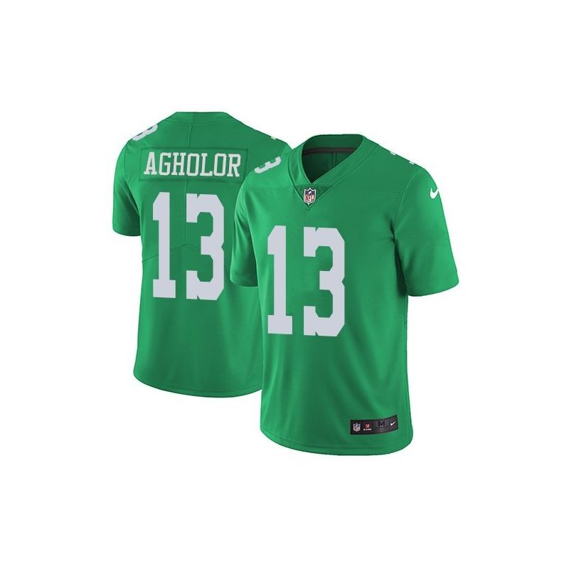 Cheap Nelson Agholor Eagles Jersey From China Color Rush Legend #13 emerald