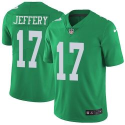 Cheap Alshon Jeffery Eagles Jersey From China Color Rush Legend #17 emerald