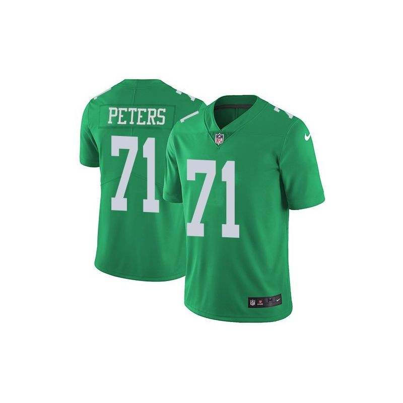 Cheap Jason Peters Eagles Jersey From China Color Rush Legend #71 emerald