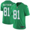 Cheap Jordan Matthews Eagles Jersey From China Color Rush Legend #81 emerald