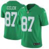 Cheap Brent Celek Eagles Jersey From China Color Rush Legend #87 emerald