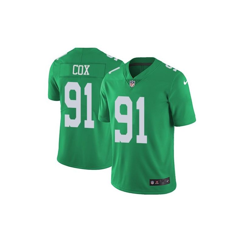 Cheap Fletcher Cox Eagles Jersey From China Color Rush Legend #91 emerald