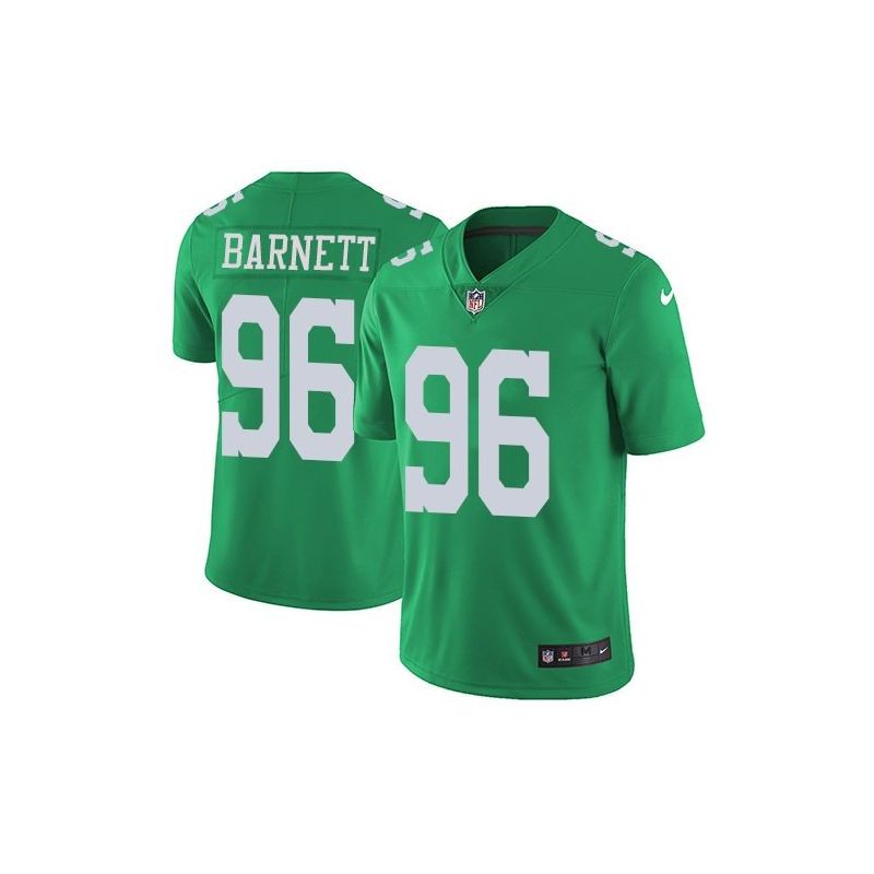 Cheap Derek Barnett Eagles Jersey From China Color Rush Legend #96 emerald