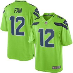 Cheap 12th Fan Seahawks Jersey From China Color Rush Legend #12