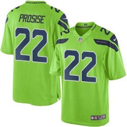 Cheap CJ Prosise Seahawks Jersey From China Color Rush Legend #22