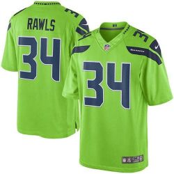 Cheap Thomas Rawls Seahawks Jersey From China Color Rush Legend #34