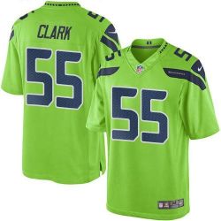 Cheap Frank Clark Seahawks Jersey From China Color Rush Legend #55