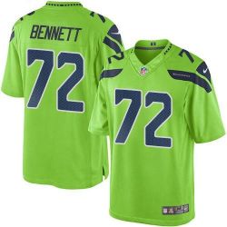 Cheap Michael Bennett Seahawks Jersey From China Color Rush Legend #72