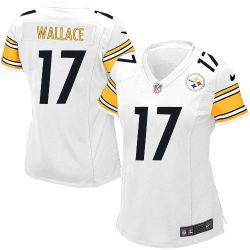 Cheap Mike Wallace Steelers Jersey #17 White From China Limited