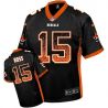 Cheap John Ross Bengals Jersey From China Drift Fashion I #15 Brown