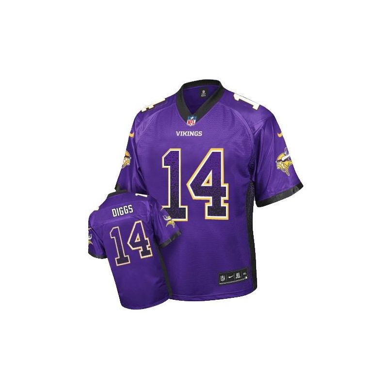 Cheap Stefon Diggs Vikings Jersey From China Drift Fashion I #14 Purple