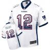 Cheap Tom Brady Patriots Jersey From China Drift Fashion I #12 White