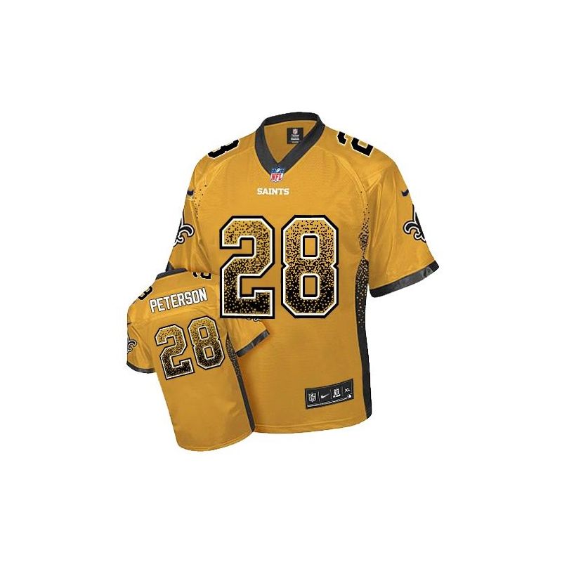 Cheap Adrian Peterson Saints Jersey From China Drift Fashion I #28 Gold